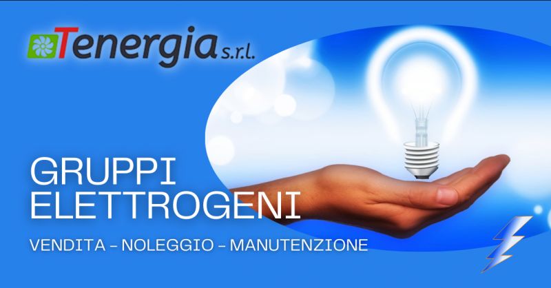 TENERGIA SRL - Offerta vendita e noleggio gruppi elettrogeni a metano Roma