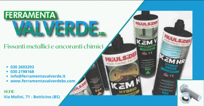  offerta vendita fissaggi metallici brescia occasione vendita ancoranti chimici a brescia e provincia