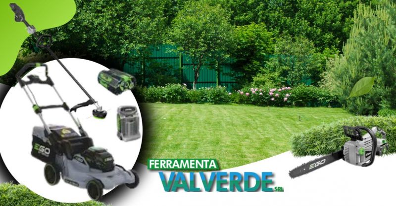 utensili giardinaggio Ego Power alimentati a batteria