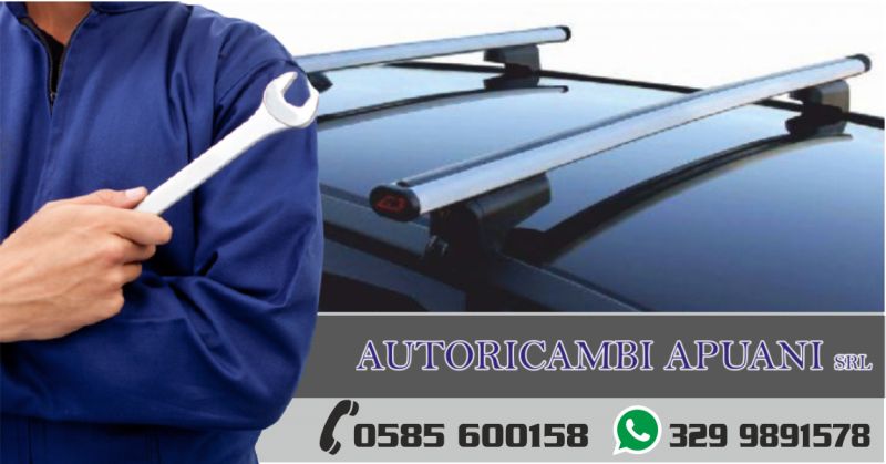 autoricambi apuani offerta montaggio box auto - promozione vendita barre portatutto auto massa carrara