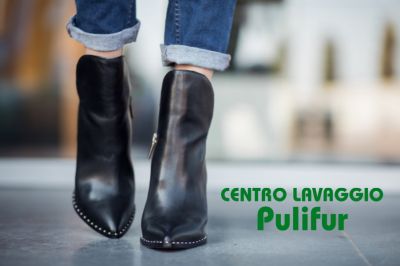 centro lavaggio pulifur offerta igienizzazione scarpe promozione lavaggio calzature pelle