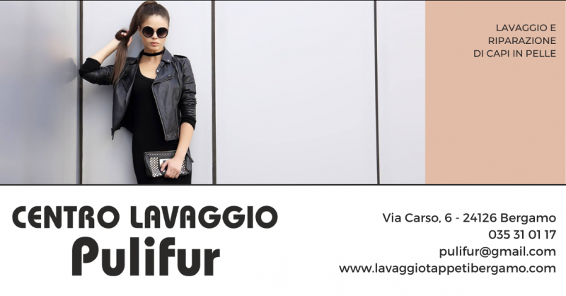 CENTRO LAVAGGIO PULIFUR - Offerta riparazione e lavaggio capi in pelle Bergamo