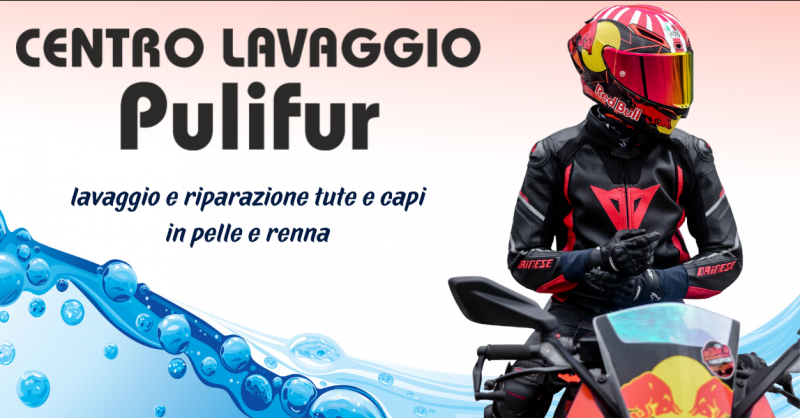 Offerta servizio lavanderia lavaggio professionale e riparazione tute moto in pelle