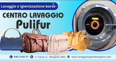 lavaggio e igienizzazione borse