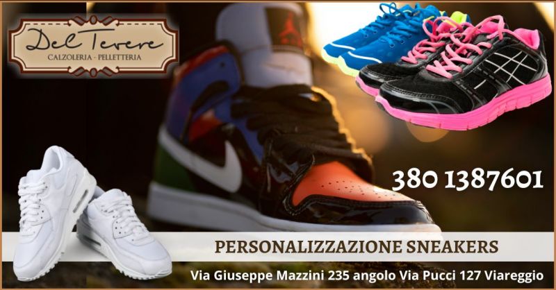 offerta personalizzazione sneakers e scarpe personalizzate Versilia