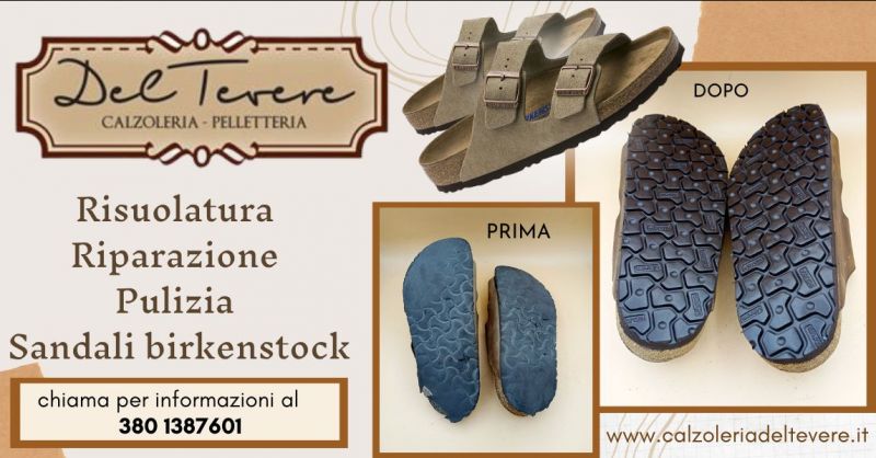 offerta riparazione e risuolatura Birkenstock Versilia