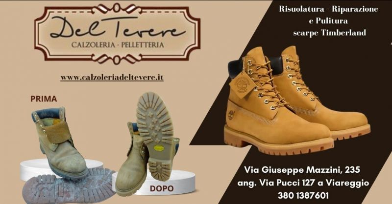 offerta riparazione e pulitura scarpe Timberland