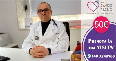 dott davide piano cardiologo cagliari offerta visita cardiologica completa con elettrocardiogramma