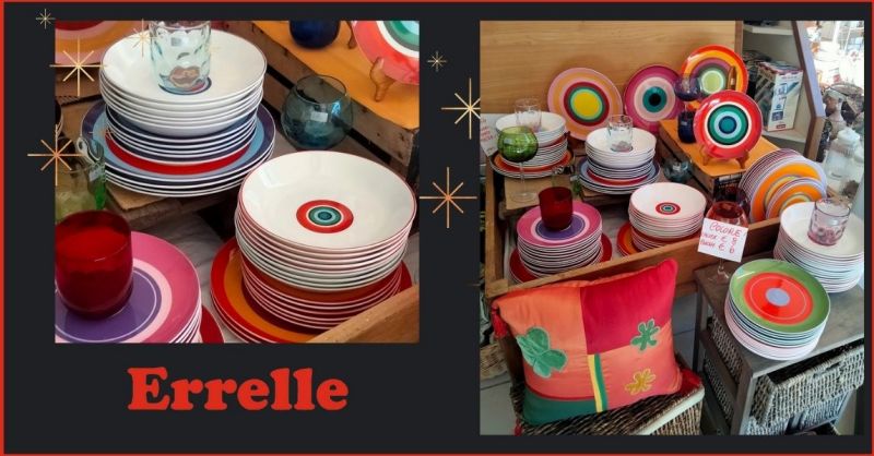 offerta oggetti e accessori di design colorati per la tavola Lucca - ERRELLE REGALI