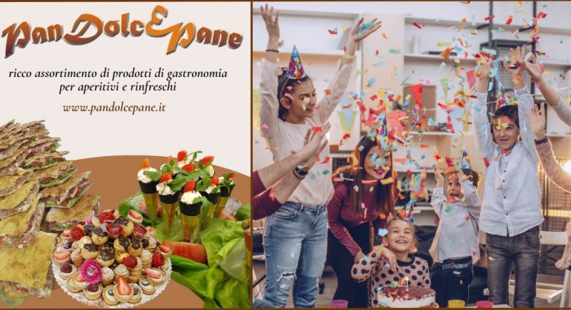 ricco assortimento prodotti gastronomia per aperitivi e rinfreschi offerta