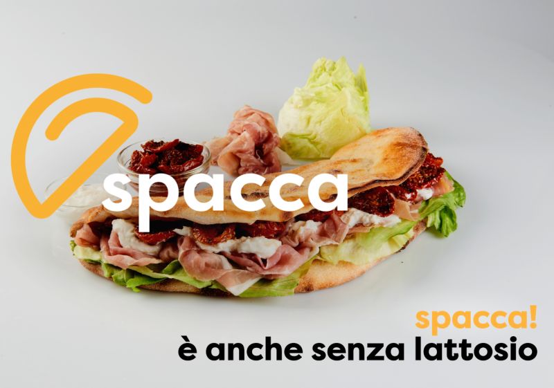 SPACCA offerta pranzo piadina senza lattosio – promozione pizza no latte bergamo