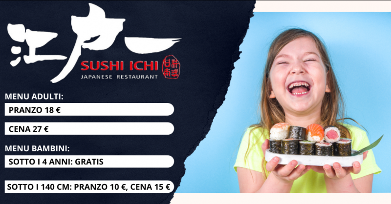 Offerta sushi bambini gratis Riposto - promozione ristorante giapponese con ingresso per bambini scontato provincia di Catania