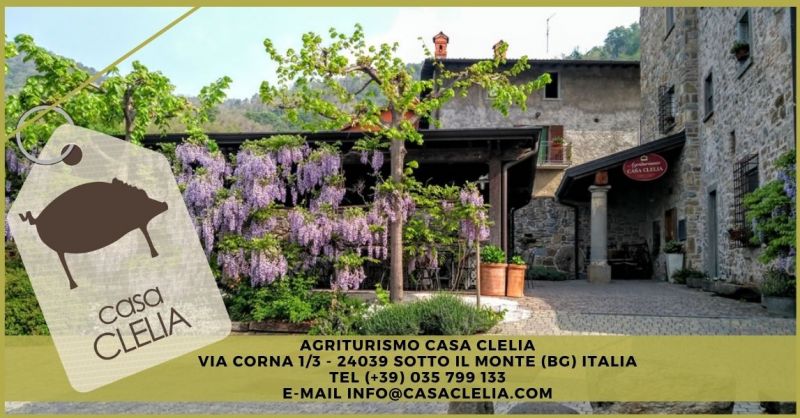 AGRITURISMO CASA CLELIA - Offerta pernottamento B&B Hotel località Monte Canto Bergamo Lombardia