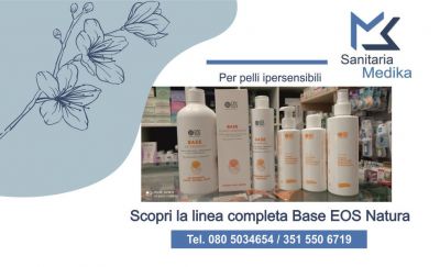 offerta linea cosmetica base eos natura per pelli sensibili