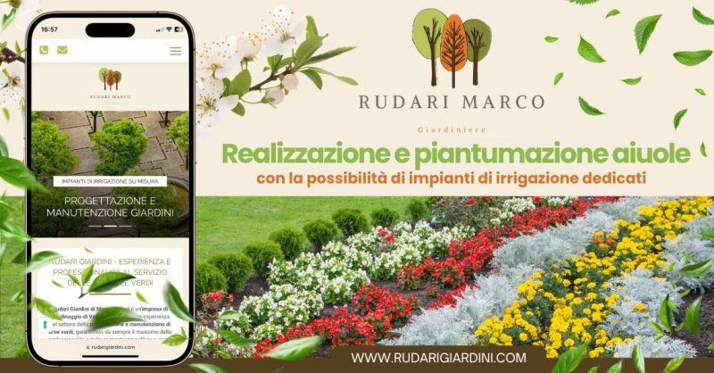 Impresa specializzata realizzazione aiuole