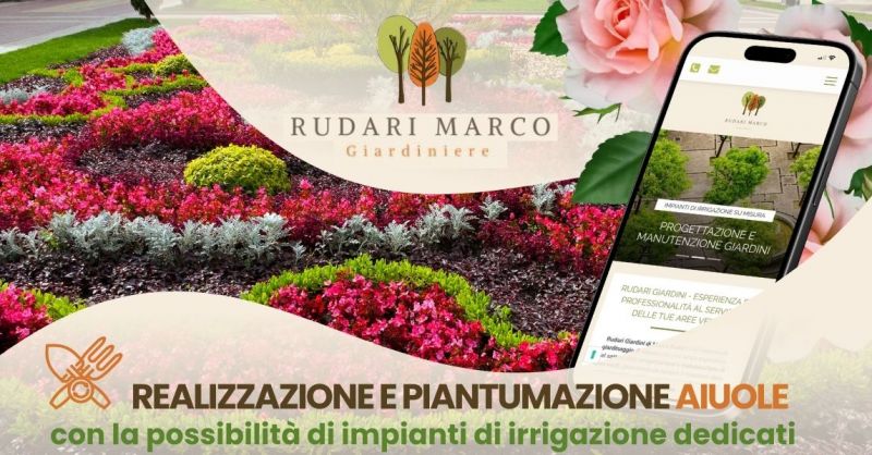 Progettazione e realizzazione aiuole