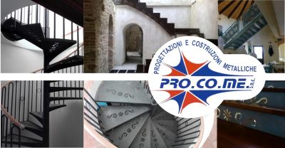 pro co me offerta realizzazione scale in ferro per interni e esterni sardegna