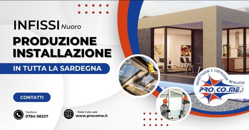 Produzione e installazione infissi in Sardegna