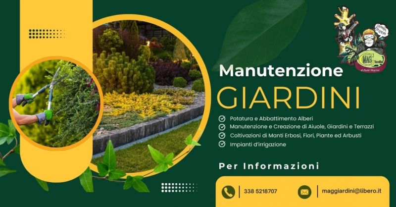 servizio professionale di manutenzione giardini