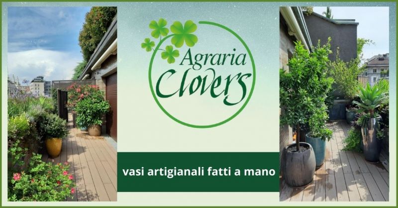 AGRARIA CLOVERA - offerta Vasi artigianali fatti a mano in ceramica smaltata Lucca e Versilia