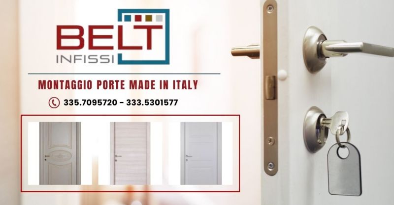 montaggio porte made in Italy