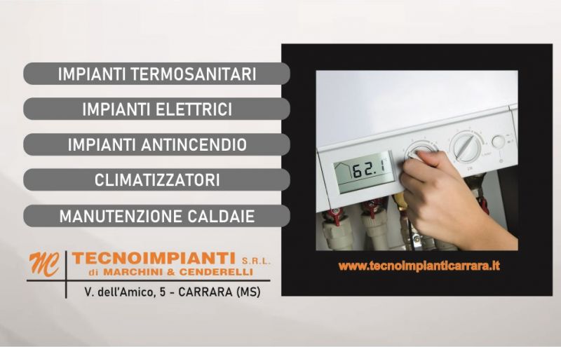 offerta sostituzione vecchia caldaia per risparmio energetico con minor consumo carrara