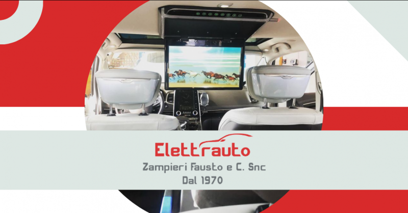 Offerta vendita monitor auto da soffitto con lettore USB provincia di Brescia - occasione installazione monitor auto Zeno Naviglio