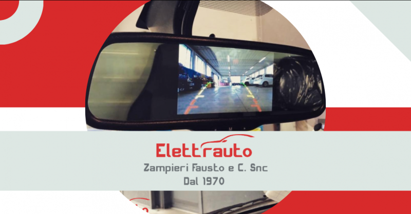 Offerta vendita specchietto retrovisore con telecamera posteriore a Brescia - occasione installazione specchietto auto San Zeno Naviglio