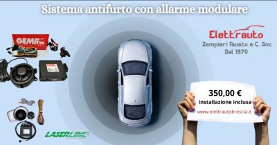 offerta sistema antifurto con allarme modulare per auto e moto