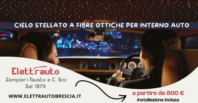 kit cielo stellato fibra ottica auto