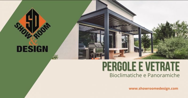Pergole bioclimatiche e vetrate panoramiche