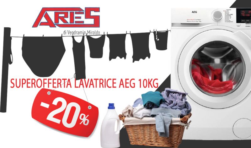 Offerta Lavatrice AEG da 10 kg in sconto a Schio - Occasione Vendita Lavatrici classe energetica A+++ Thiene