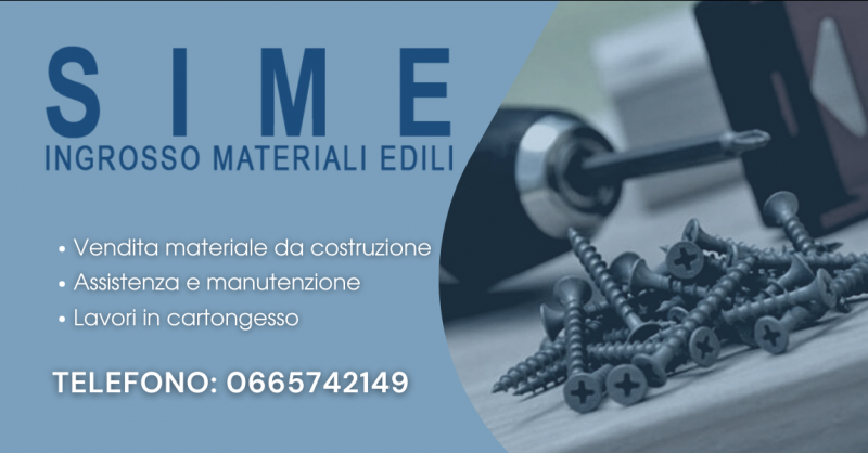 SIME - Offerta vendita materiali da costruzione Roma Trastevere