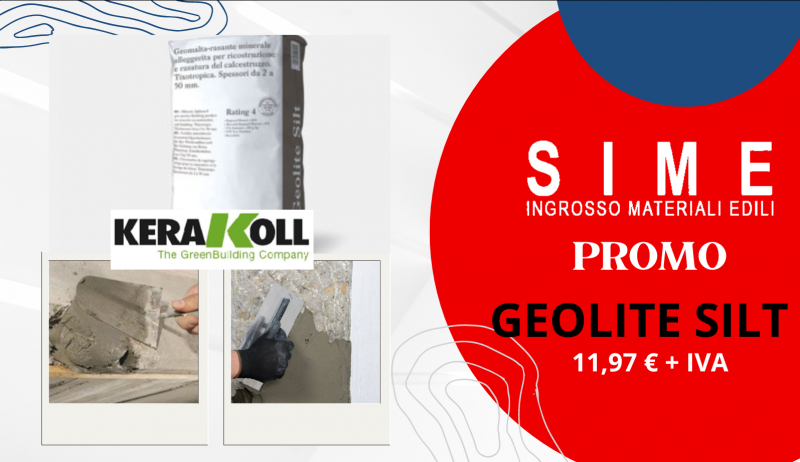 Malta rasante strutturale Geolite Slit in promozione