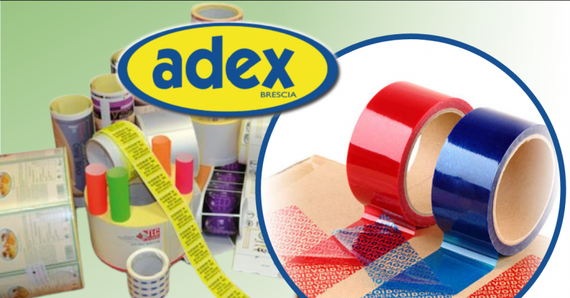 ADEX Offerta nastri adesivi antieffrazione Brescia - occasione etichette adesive antieffrazione