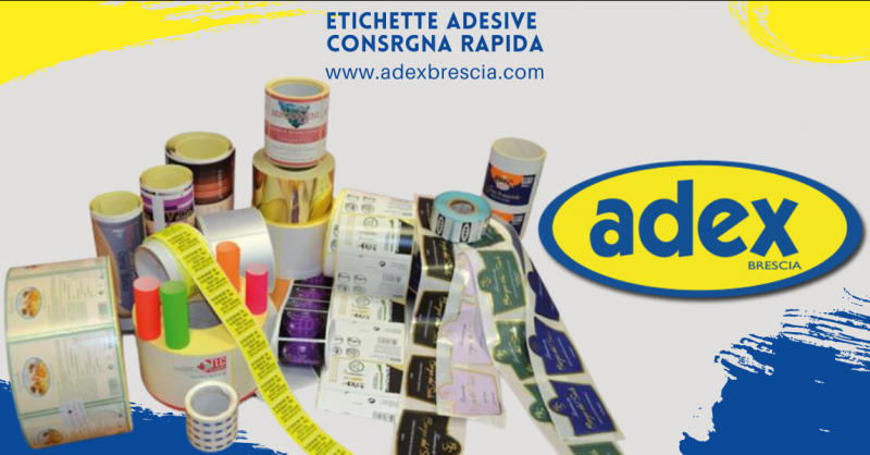 ADEX - occasione servizio produzione etichette adesive consegna rapida Brescia
