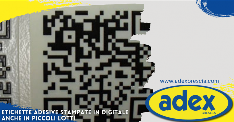 ADEX - Offerta piccoli lotti di etichette adesive stampate in digitale Brescia