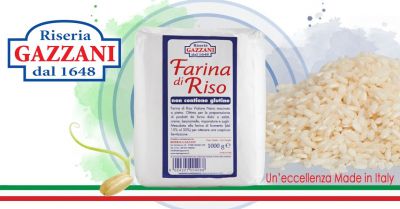 riseria gazzani offerta vendita online farina di riso priva di glutine prodotto italiano