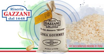 riseria gazzani offerta vendita online riso italiano carnaroli linea gourmet in sacco di tela