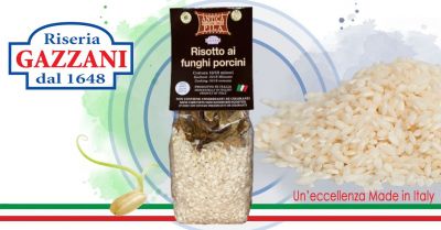 riseria gazzani 1648 offerta risotto carnaroli ai funghi porcini pronto da cuocere gluten free