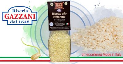 riseria gazzani 1648 promozione riso pronto da cuocere carnaroli allo zafferano gluten free