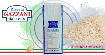 riseria gazzani promozione riso carnaroli artigianale antica pila lavorato con l elica