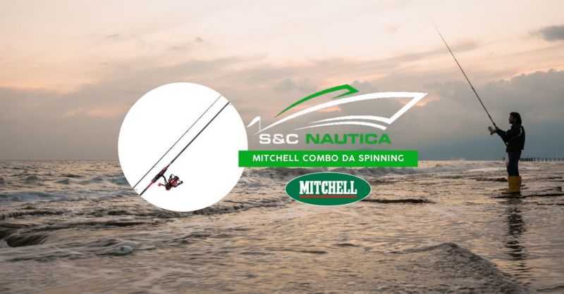 S & C NAUTICA - offerta canne da pesca Mitchell combo da spinning