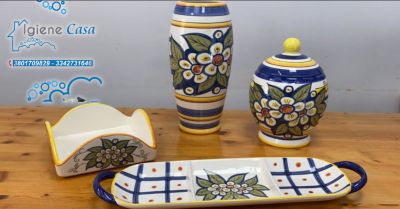 offerta vasi e biscottiere vittoria occasione antipastiere e portatovaglioli in ceramica