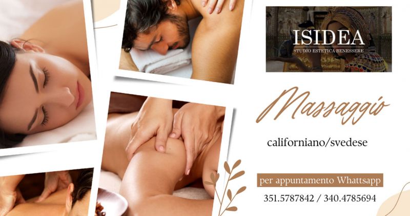 Offerta Massaggio Californiano Svedese trattamento di relax e benessere