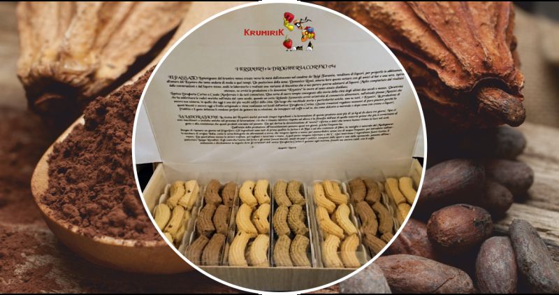 offerta vendita online scatola in legno biscotti krumiri misti da 1 kg - occasione krumiri misti