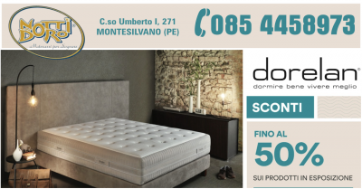 offerta vendita materassi scontati dorelan occasione vendita letti scontati in esposizione pescara