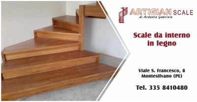 artigian scale offerta scale in legno per interni occasione vendita scale in legno pescara