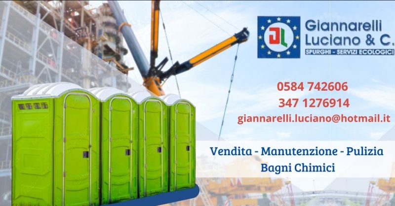 offerta manutenzione e pulizia di bagni chimici Versilia