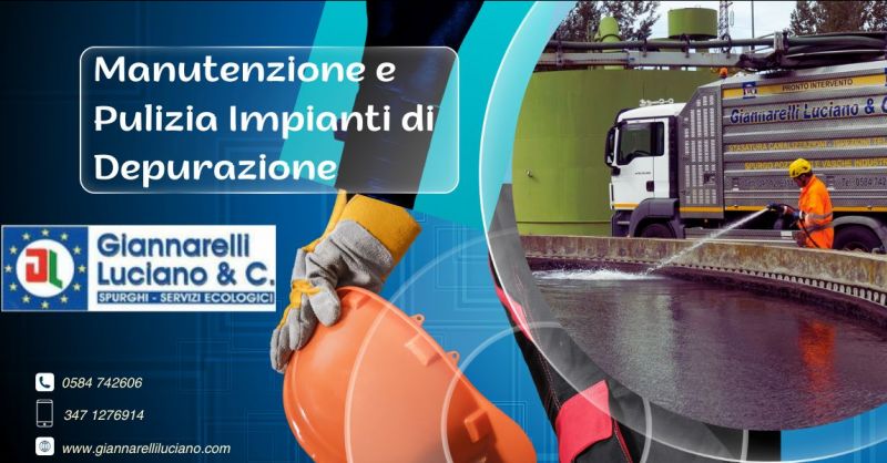 offerta Manutenzione e pulizia  Impianti Depurazione Acque Versilia